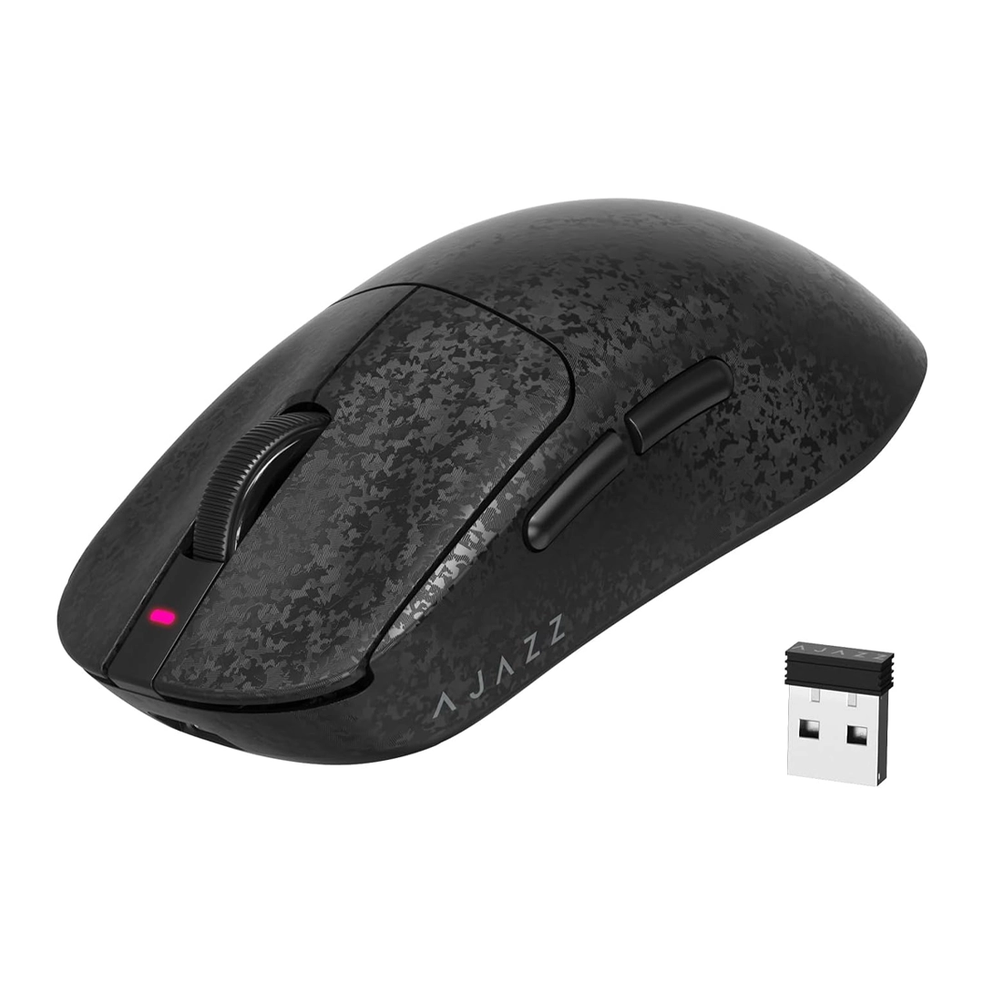 Ajazz AJ199 Max Carbon Fiber, PAW3395 Tri-Mode Gaming Mouse