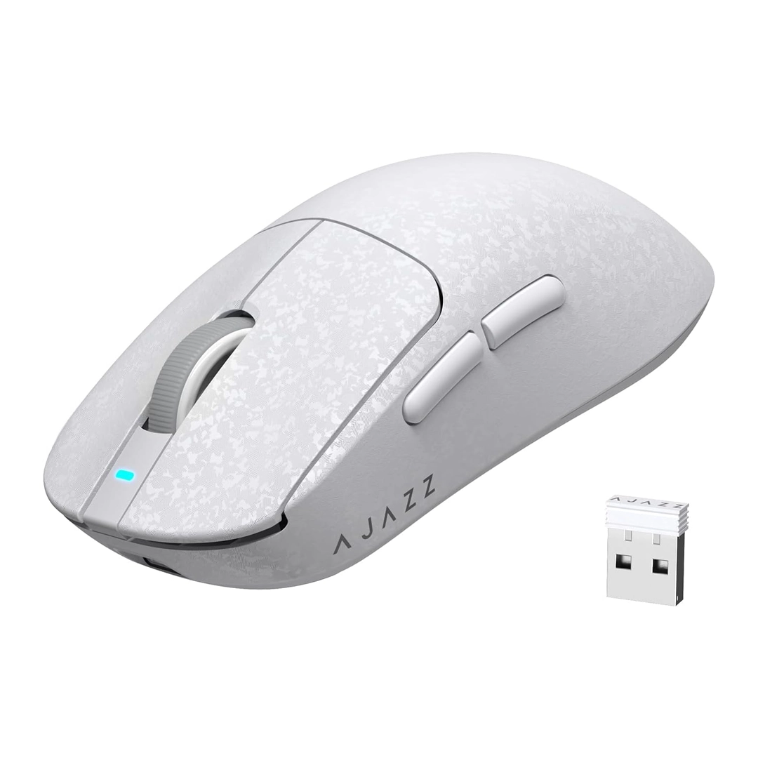 Ajazz AJ199 Max Carbon Fiber, PAW3395 Tri-Mode Gaming Mouse