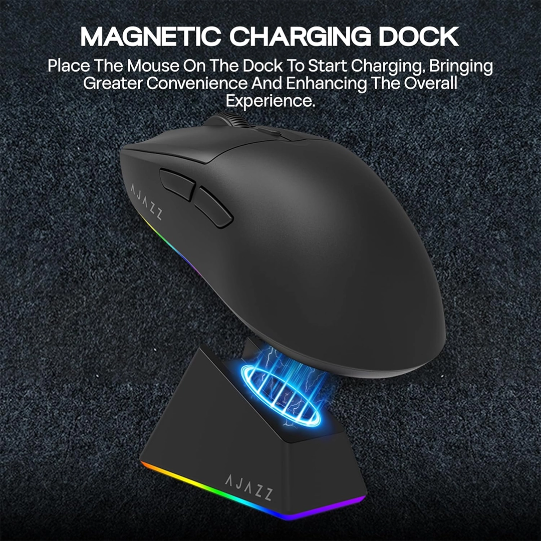 Ajazz AJ139v2 MC, Tri-mode With RGB Magnetic Charging Dock