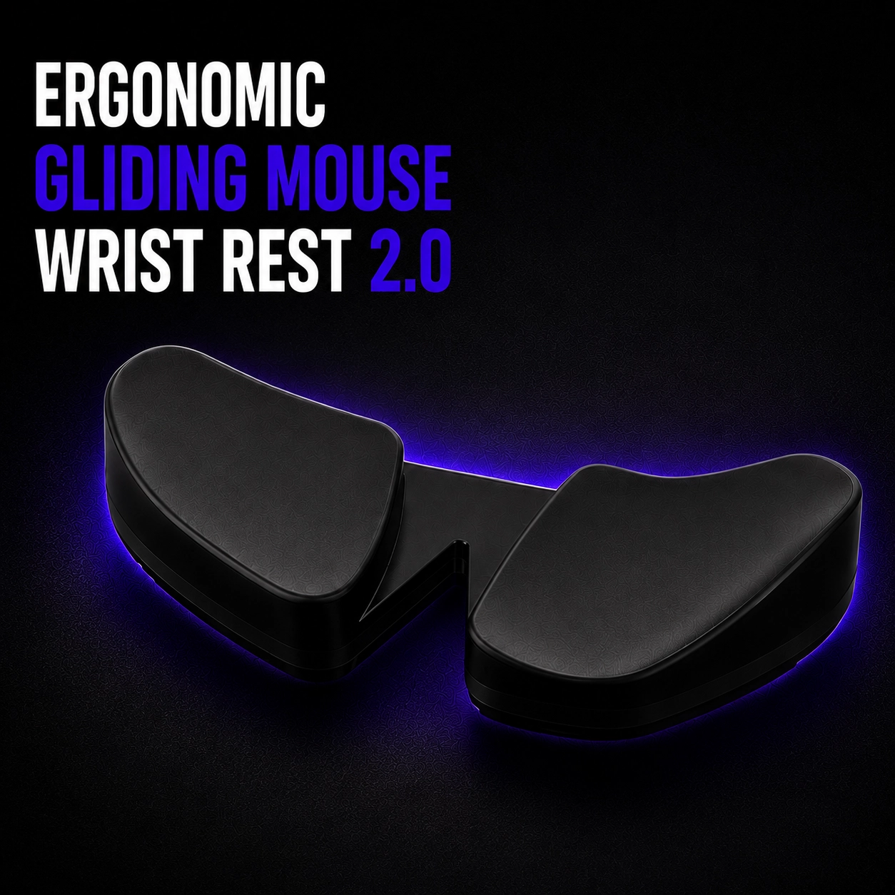 Gliding ergonomic Wrist Rest 2.0