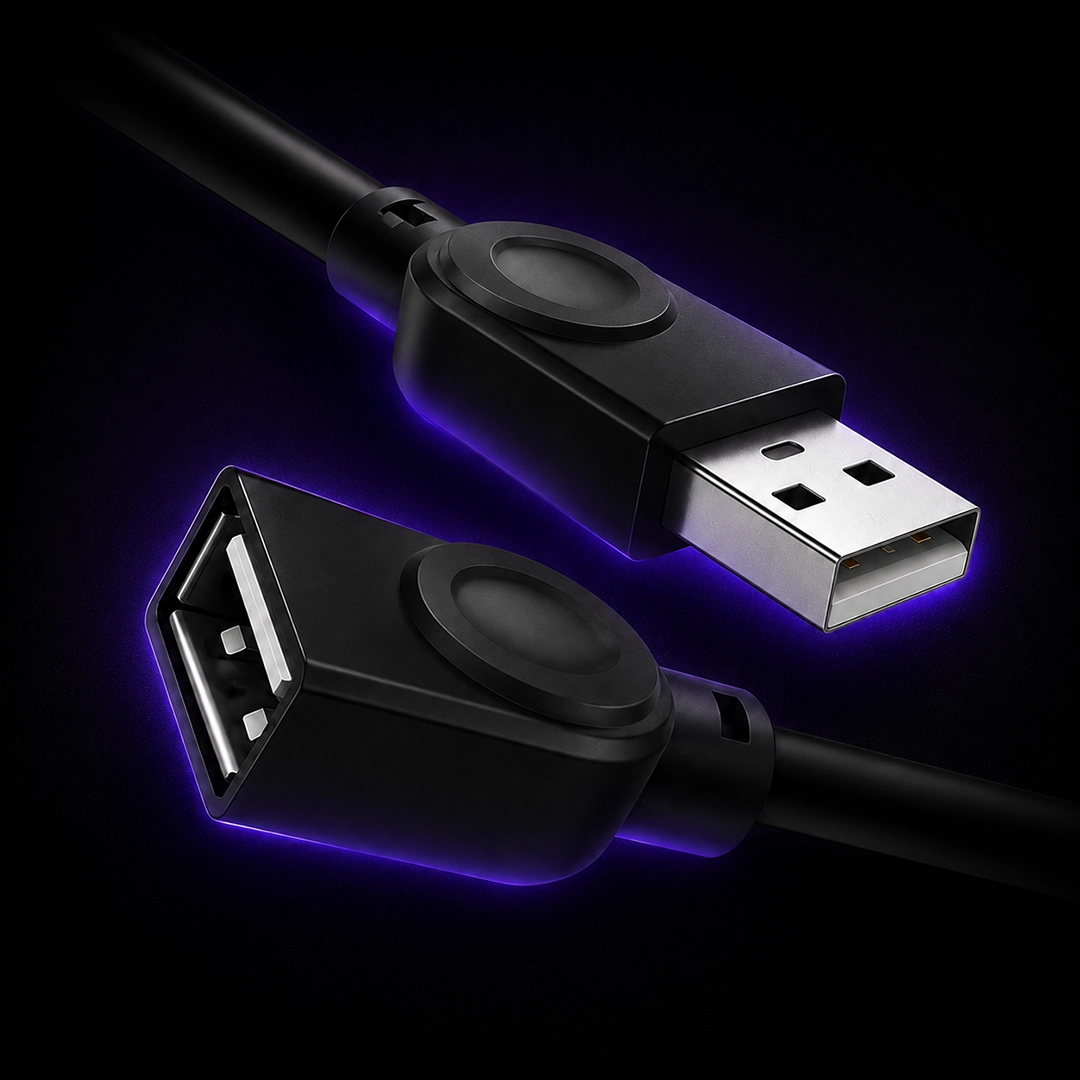 USB 2.0 Extention Cable 1.5m, Shielded