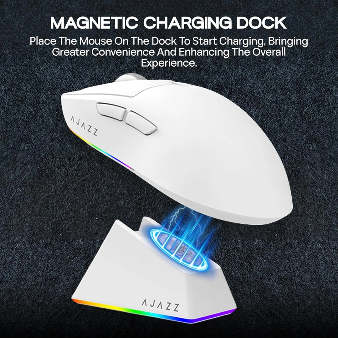 Ajazz AJ139v2 MC, Tri-mode With RGB Magnetic Charging Dock