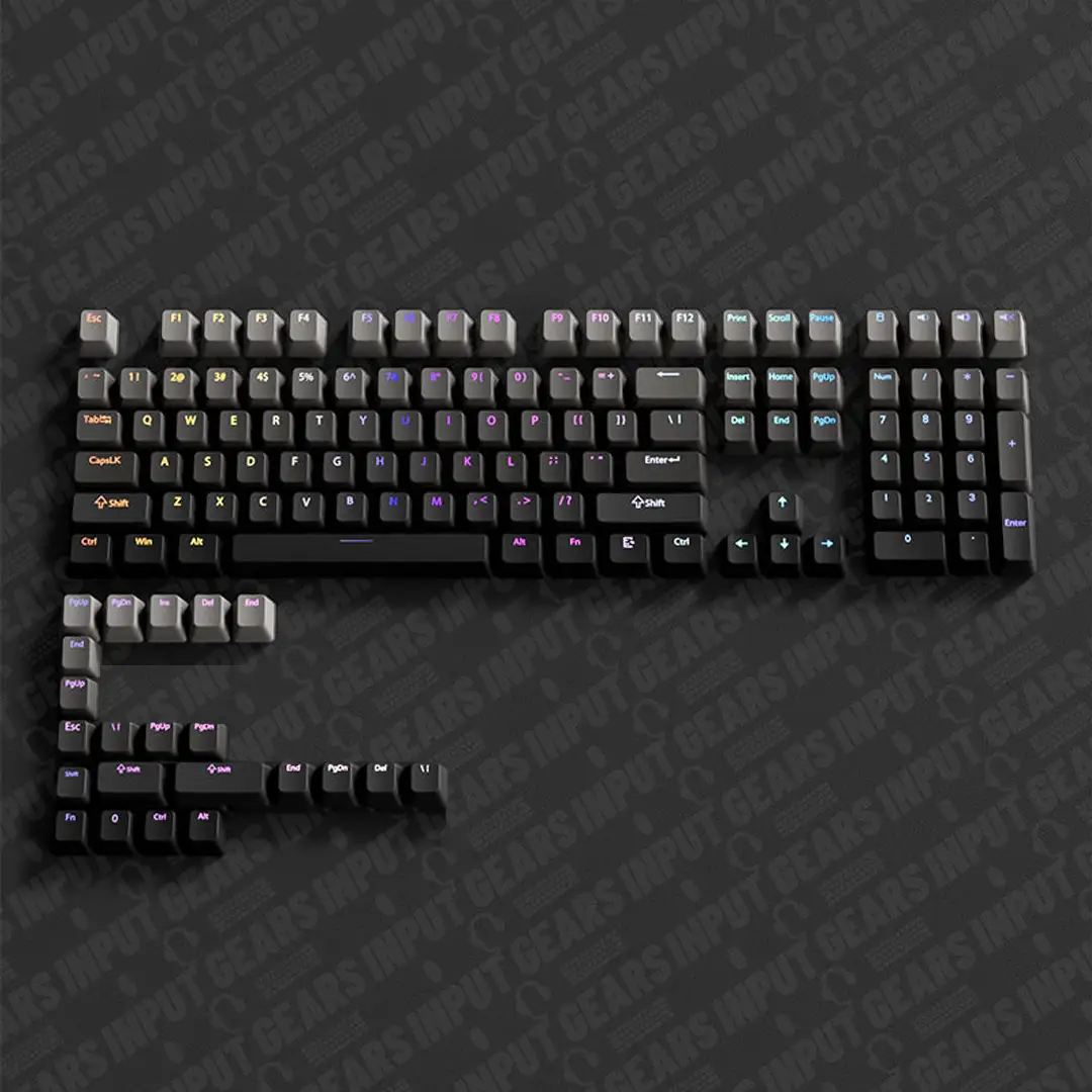 Top-Print Gradient PBT, OEM-Profile keycap set