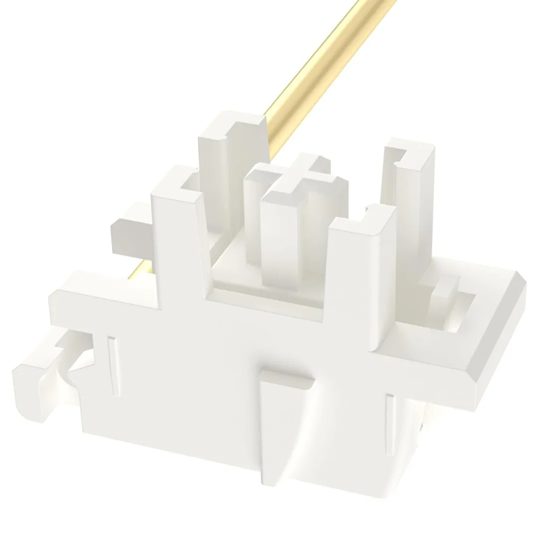 POM v3 Cream Gold Wire, Pre-lubed Plate Mount Stabilizer