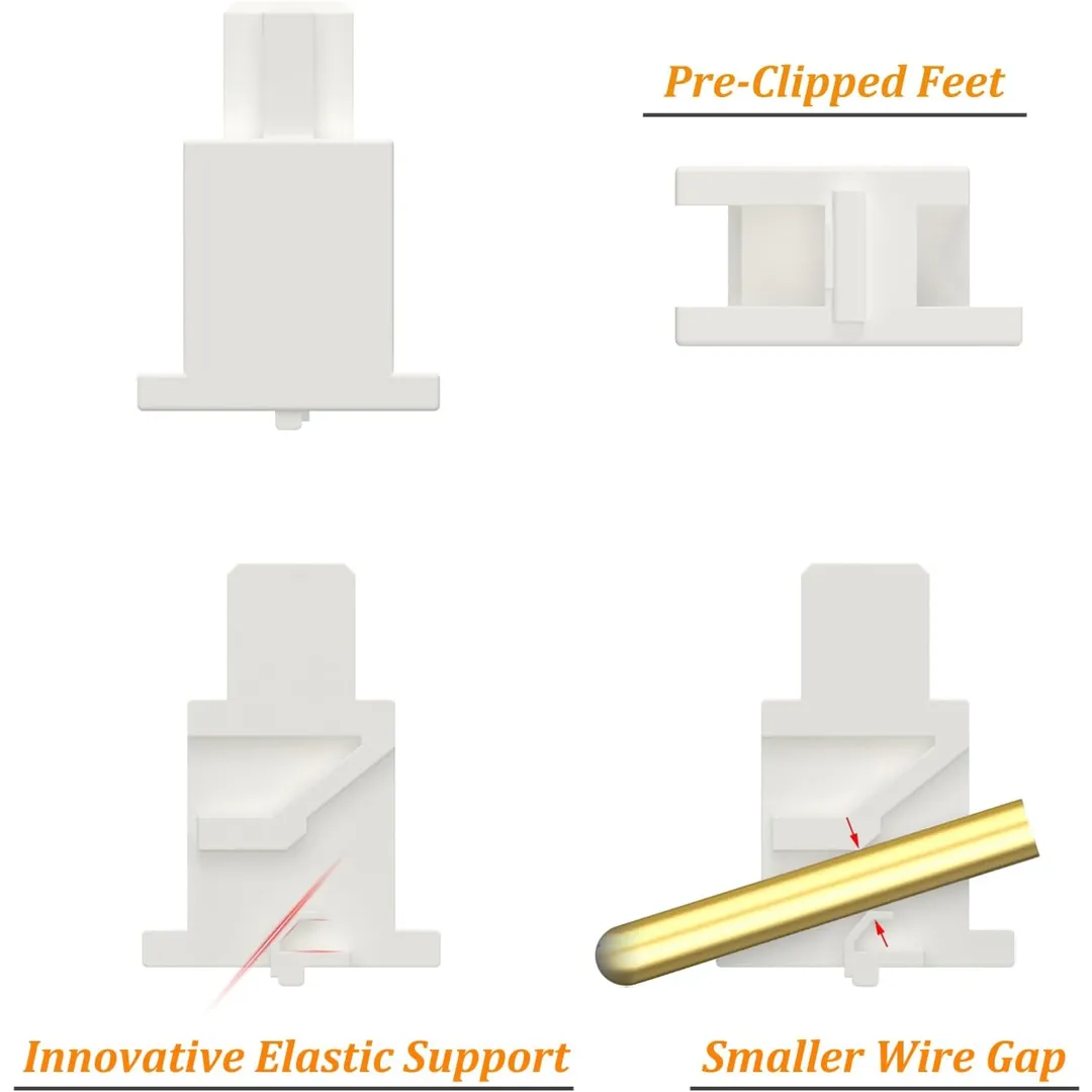 POM v3 Cream Gold Wire, Pre-lubed Plate Mount Stabilizer
