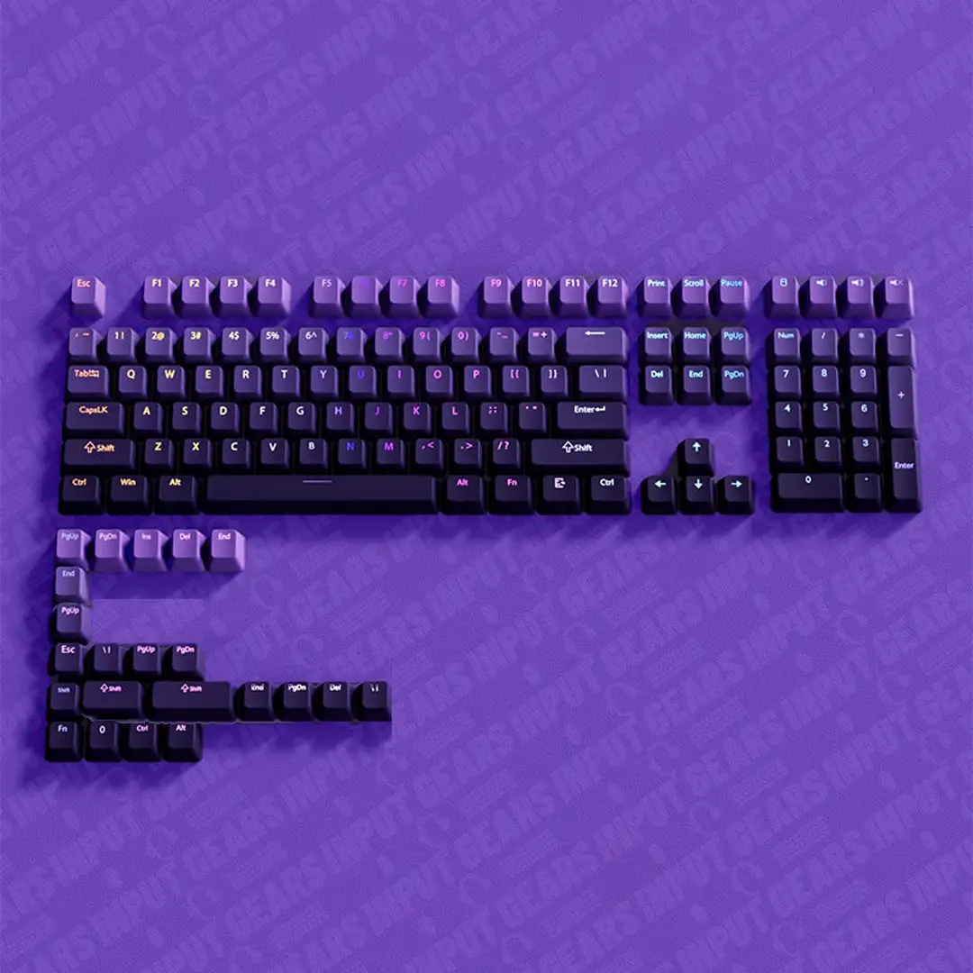 Top-Print Gradient PBT, OEM-Profile keycap set