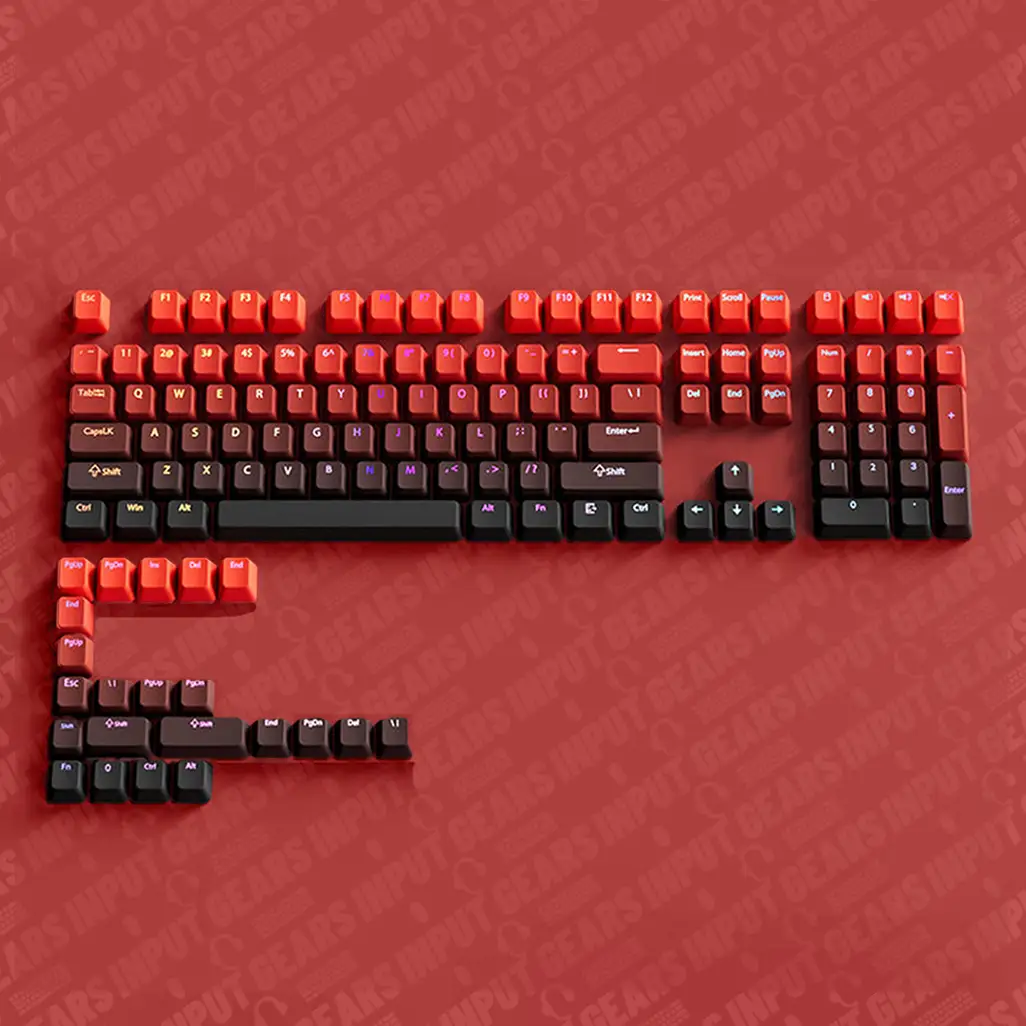 Top-Print Gradient PBT, OEM-Profile keycap set