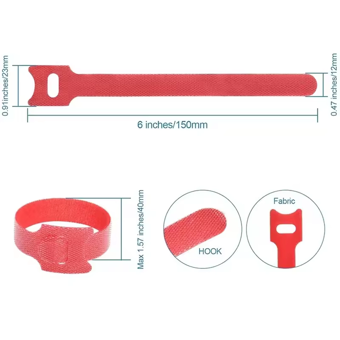 Velcro Cable-Tie 20pc pack (Re-useable)