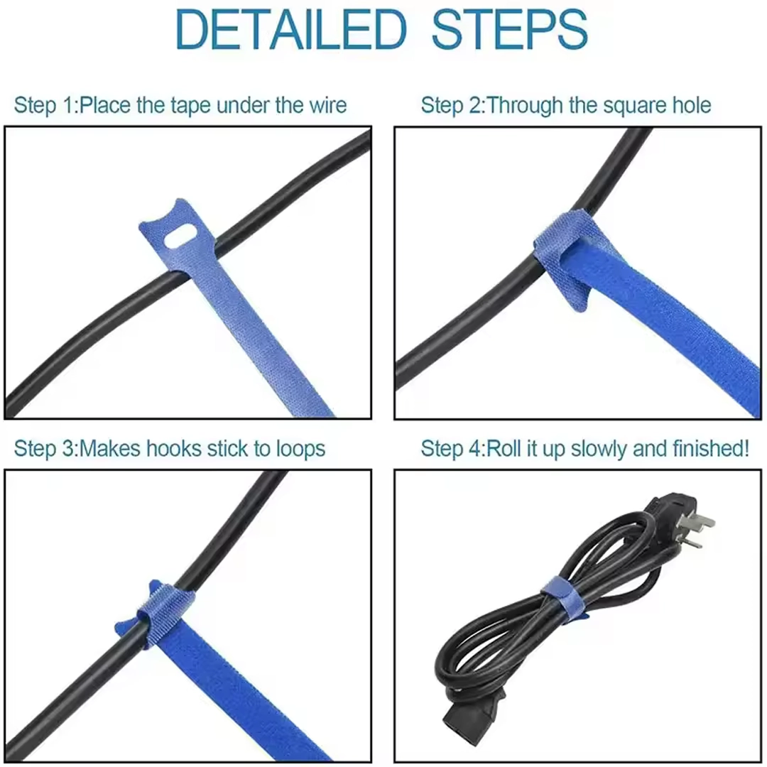 Velcro Cable-Tie 20pc pack (Re-useable)